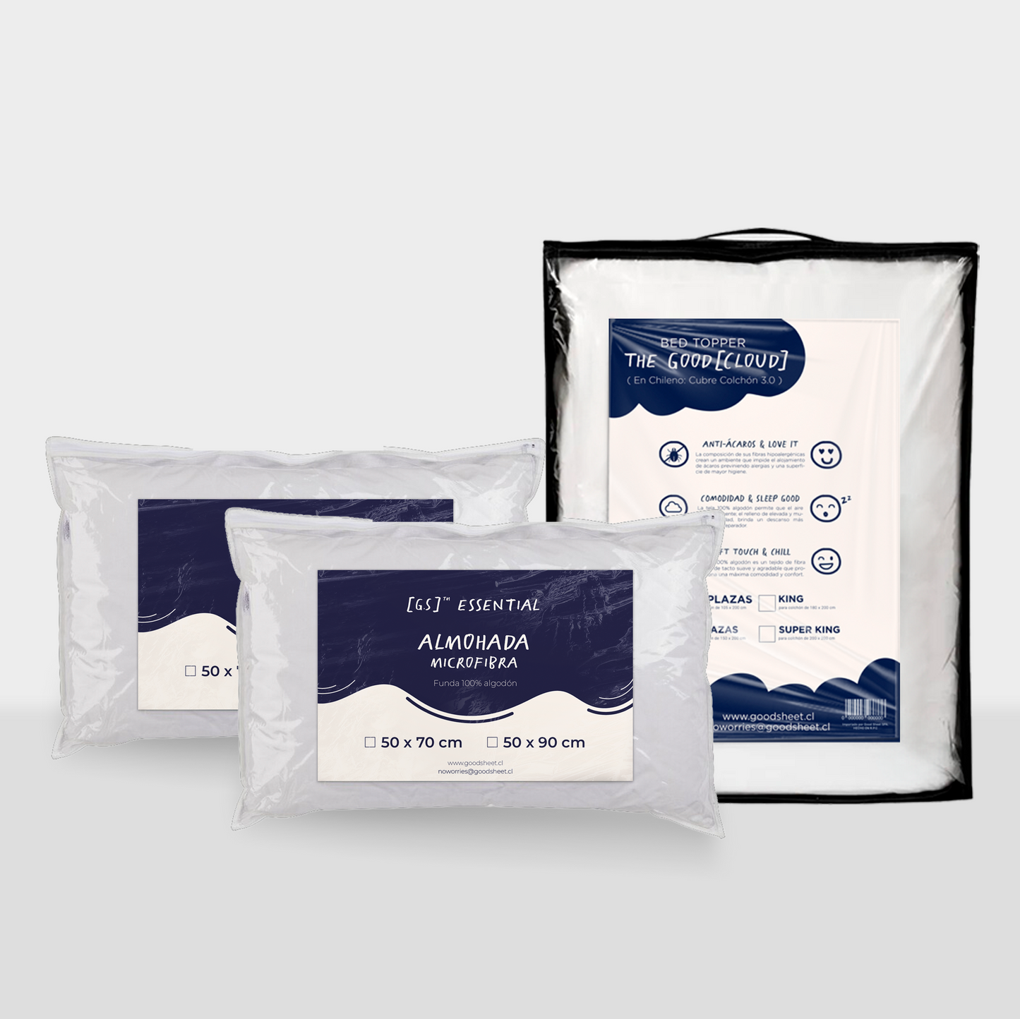 Pack Especial: Topper + 2 almohadas