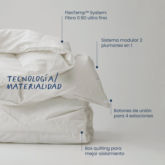 Good Cover (preventa) - Pack plumón + funda de plumón gris oscuro