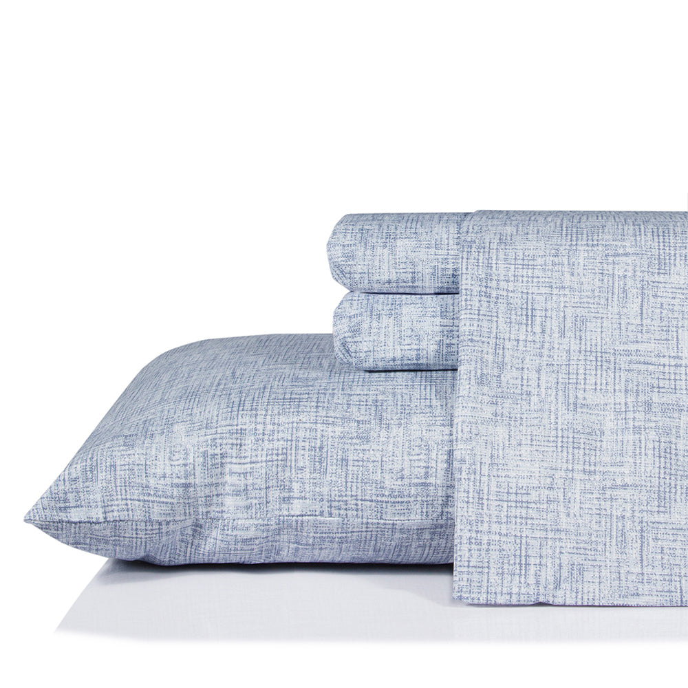 Set Sábanas Estampadas Nautica - Azul