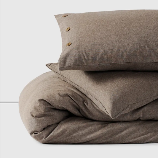 Good Cover - pack plumón + funda de plumón tabaco