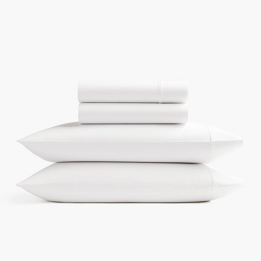 Set Sábanas 400 Hilos color blanco 2 Plazas