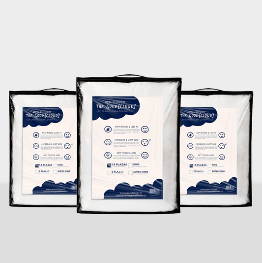 Pack Cloud Family - 2 Topper 1.5 Plazas + 1 Topper Matrimonial
