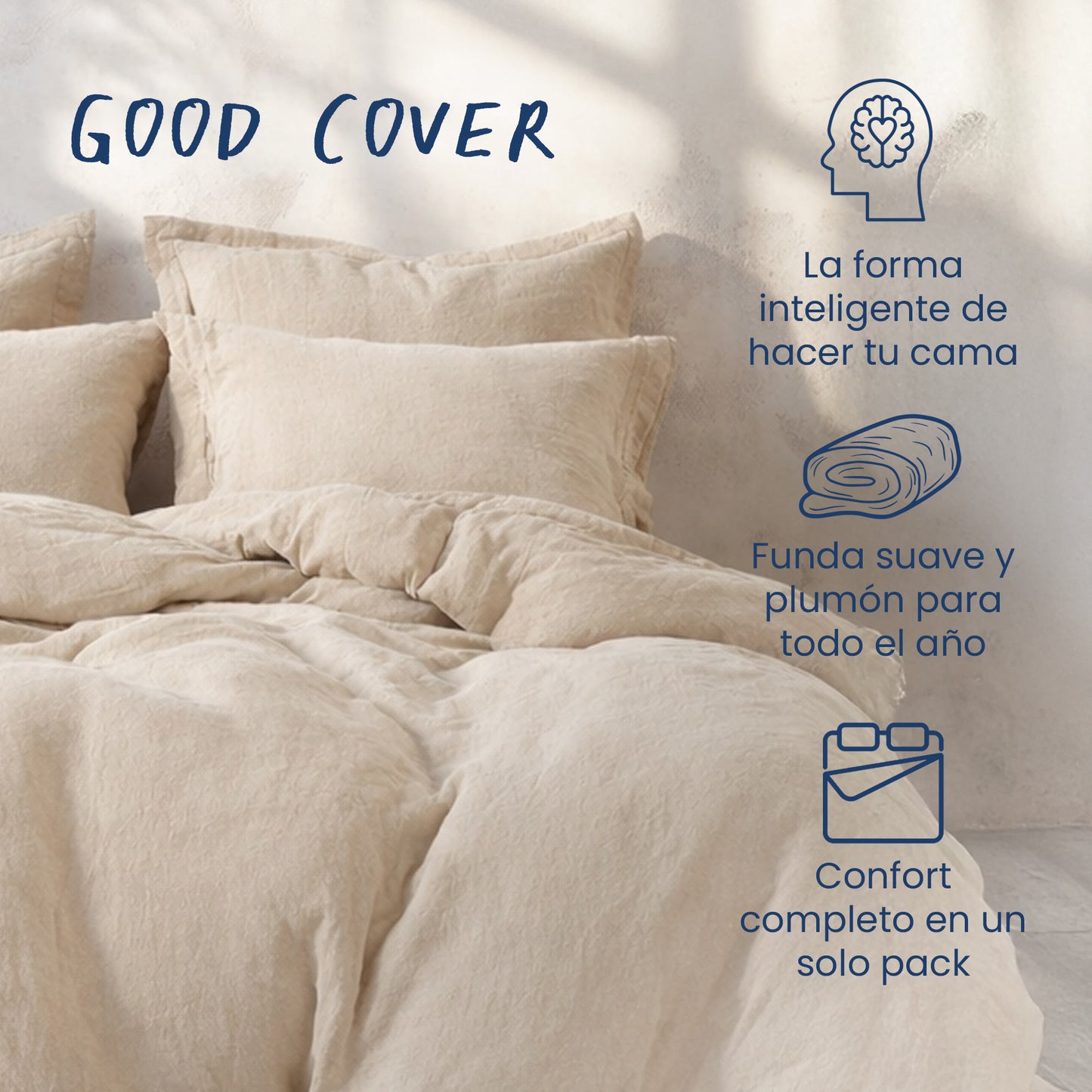 Good Cover Beige + Sabana Sateen 400H