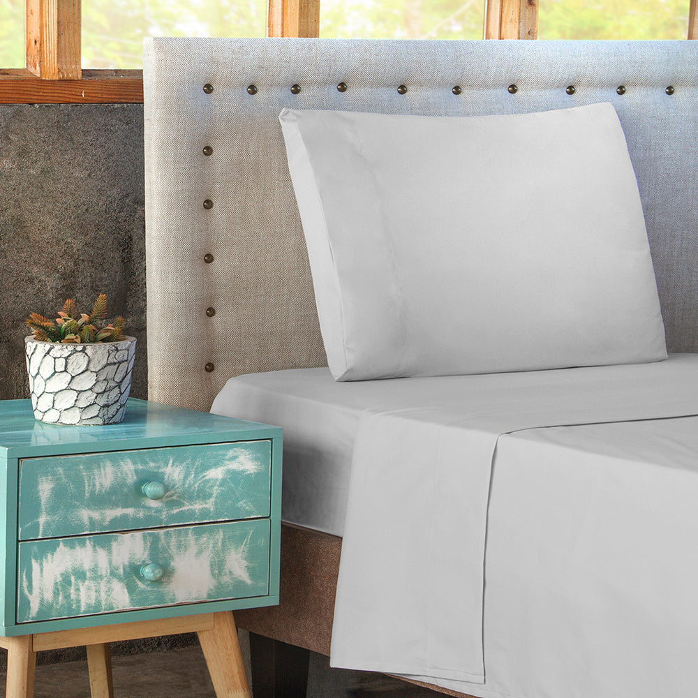 Set Sábanas Lisas Nautica - Blancas