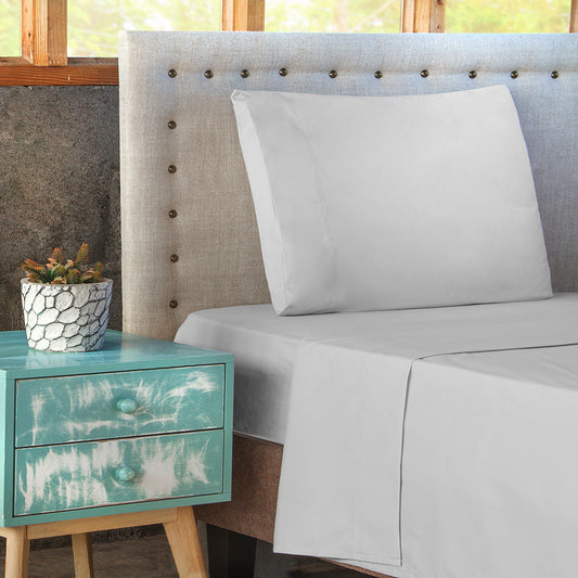 Set Sábanas Lisas Nautica - Blancas