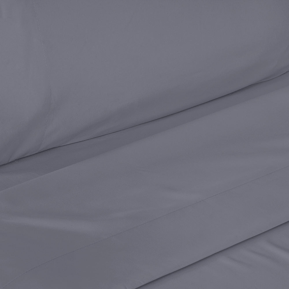 Set Sábanas Lisas Nautica - Gris Oscuro