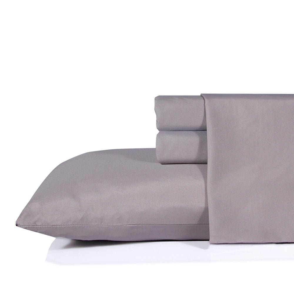 Set Sábanas Lisas Nautica - Gris Oscuro